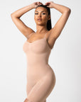 Alice - Full Body Tummy Control Bodysuits - Bella Fit USXS/SBeige