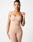 Alice - Full Body Tummy Control Bodysuits - Bella Fit USXS/SBeige