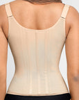 Gabriella - 15 Steel Bone U-shaped Chest Support Waist Trainer Vest - Bella Fit USXXSBeige
