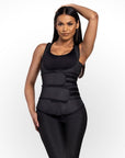 Grace - Double Belt Latex Waist Trainer Vest - Bella Fit USS