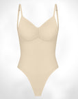 Isabella - Everyday Wear Smooth Bodysuits Low Back - Bella Fit USXS/SBeige