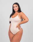 Isabella - Everyday Wear Smooth Bodysuits Low Back - Bella Fit USXS/SBeige