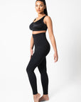Kim - Legging with Extra High Waist and Double Pockets - Bella Fit USS