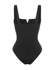Lilou - Square Collar Bodysuit - Bella Fit USSWhite