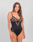 Luisa - Sexy Lace Bodysuit Shaping Lingerie - Bella Fit USS