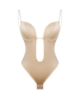 Madeline - Shapewear Bodysuit Backless - U-Shape - Bella Fit USBeigeS