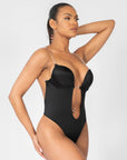 Madeline - Shapewear Bodysuit Backless - U-Shape - Bella Fit USBlackS