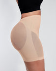 Madison - Tummy Slimming Low Back Mesh Butt Lifter - Bella Fit USXSBeige