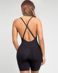 Nadia - Bodyshaper with Low Back and Removable Pads - Bella Fit USBlackXS