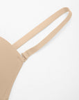 Nadia - Bodyshaper with Low Back and Removable Pads - Bella Fit USBeigeXS