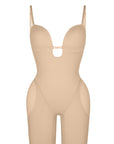 Nadia - Bodyshaper with Low Back and Removable Pads - Bella Fit USBeigeXS