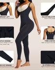 Naomi - Full Body Shaper Open Chest Adjustable Straps - Bella Fit USS