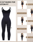Naomi - Full Body Shaper Open Chest Adjustable Straps - Bella Fit USS