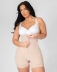 Rebecca - Open Bust Control Body Shaper - Bella Fit USBeigeS