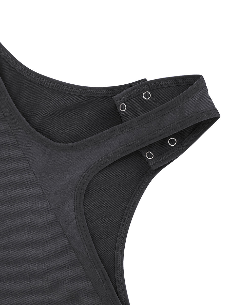 Rosina - Eco - friendly Seamless Thong Bodysuit with Long Sleeves & Turtle Neck - Bella Fit USWhiteXS/S