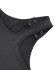Rosina - Eco - friendly Seamless Thong Bodysuit with Long Sleeves & Turtle Neck - Bella Fit USWhiteXS/S