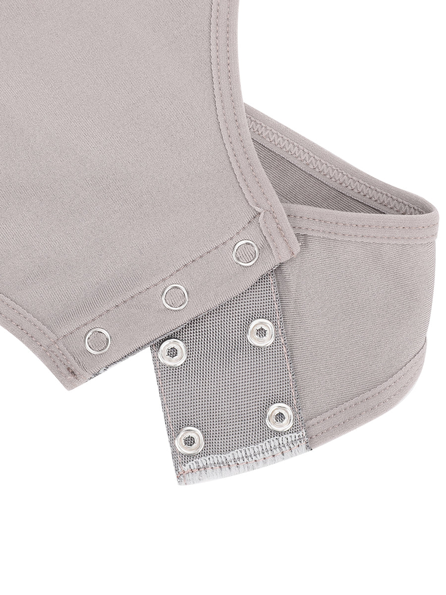 Rosina - Eco - friendly Seamless Thong Bodysuit with Long Sleeves & Turtle Neck - Bella Fit USBlackXS/S