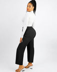 Rosina - Eco - friendly Seamless Thong Bodysuit with Long Sleeves & Turtle Neck - Bella Fit USWhiteXS/S