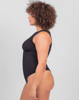 Solana - Sleeveless High Neck Bodysuit - Bella Fit USXS/SBlack