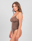 Stefanie - Smoothing Seamless Thong Shaper - Bella Fit USXS/SBlack