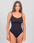 Stefanie - Smoothing Seamless Thong Shaper - Bella Fit USXS/SBlack