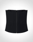 Tara - Waist Trainer with Zipper and Hooks - 9 Steel Bones - Bella Fit USSBlack