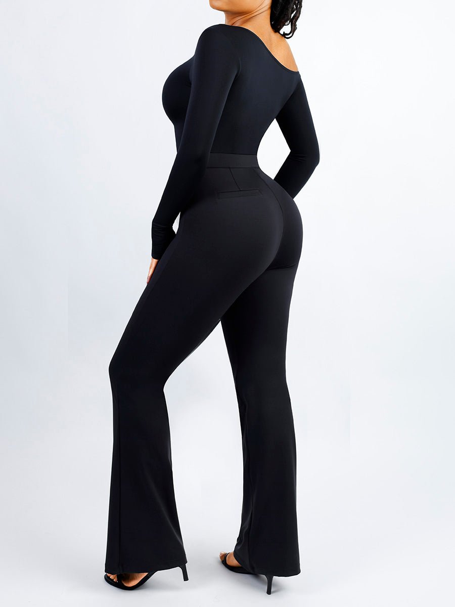 Flare Broek Shapewear Pants Afslanken Slanke Taille