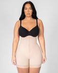 Valentina Hook Front High Waist Body Shaper - Bella Fit USSBeige