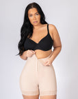 Valentina Hook Front High Waist Body Shaper - Bella Fit USSBeige