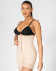 Valentina Hook Front High Waist Body Shaper - Bella Fit USSBeige
