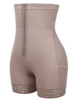 Valentina Hook Front High Waist Body Shaper - Bella Fit USXSTaupe