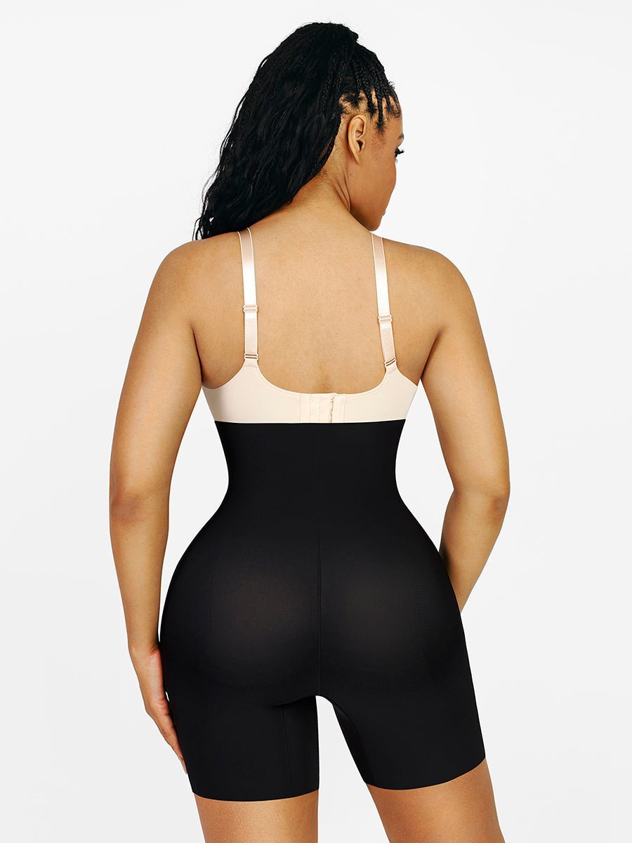 Angelina - High-waisted Butt Lifter With Removable Hip Pads - Bella Fit USSBeige