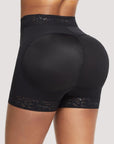 Cindy - High Waist Lace Butt Lifter Tummy Control Panty - Bella Fit USSBlack