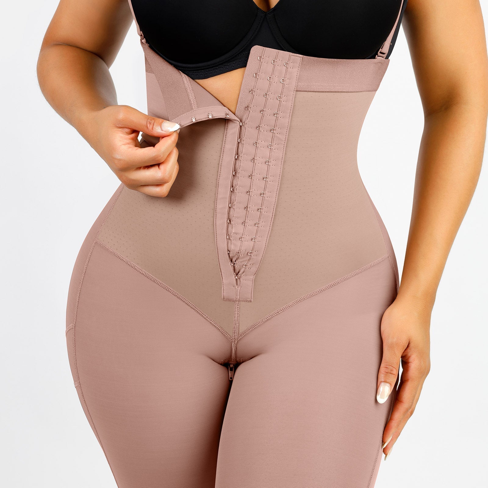 Felicia Long Powernet® - Core Sculpt 7/8 Length Body Shaper - Bella Fit USSBeige