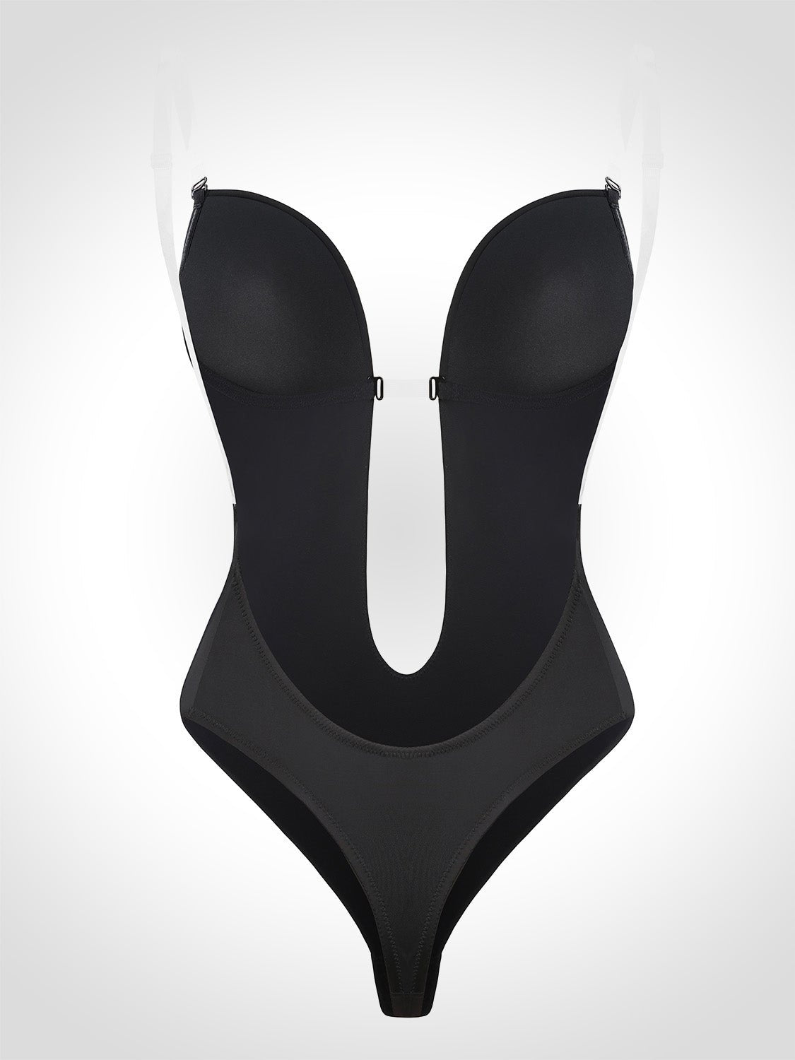 Madeline - Shapewear Bodysuit Backless - U-Shape - Bella Fit USBlackS