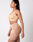 Melany - High Waist Seamless Panty Shaper Slimming Waist - Bella Fit USXS/SBeige