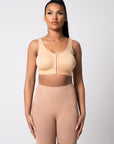 Melany - High Waist Seamless Panty Shaper Slimming Waist - Bella Fit USXS/SBeige
