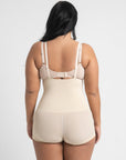 Michelle - Eco-friendly Seamless High-Waisted Tummy Control Short - Bella Fit USXS/SBeige