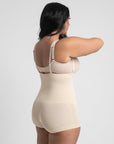 Michelle - Eco-friendly Seamless High-Waisted Tummy Control Short - Bella Fit USXS/SBeige
