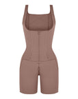 Rebecca 2.0 - Post - Surgery U - Shaped Bust Support Shapewear with Waist and Abdomen Control - Bella Fit USBlackS