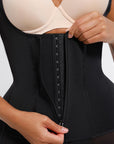 Rebecca 2.0 - Post - Surgery U - Shaped Bust Support Shapewear with Waist and Abdomen Control - Bella Fit USBlackS