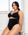 Stella - Corrective Thong - 4 Steel Bones - Bella Fit USBlackS
