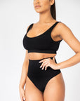 Stella - Corrective Thong - 4 Steel Bones - Bella Fit USBlackS