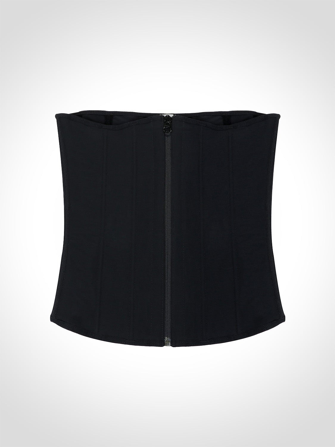 Tara - Waist Trainer with Zipper and Hooks - 9 Steel Bones - Bella Fit USSBlack