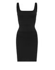 Valencia - Built-In 360° Contour Midi Shaping Dress - Bella Fit USXS/SBlack