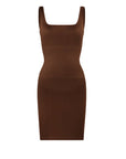 Valencia - Built-In 360° Contour Midi Shaping Dress - Bella Fit USXS/SBlack