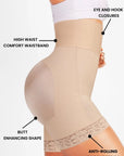 Valentina 2.0 - Boned Sculpt High - Waist BBL Shorts - Bella Fit USBeigeXS